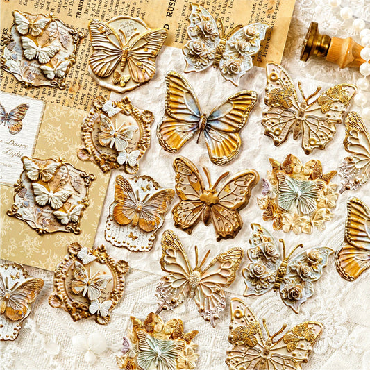 Aesthetic Vintage Butterfly Stickers