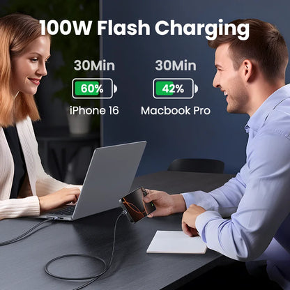 UGREEN USB C to USB Type C 100W Fast Charging For Macbook iPhone 15 Samsung Galaxy S2 Xiaomi PD Fast Charging 100W 5A Fast USB C