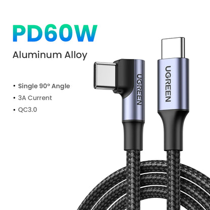 UGREEN USB Type C to USB C Cable 100W for iPhone 15 Macbook Pro Samsung S23 5A Fast Charging QC 4.0 USB-C Type C Gaming Cable