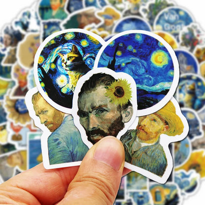 Aesthetic Van Gogh Stickers