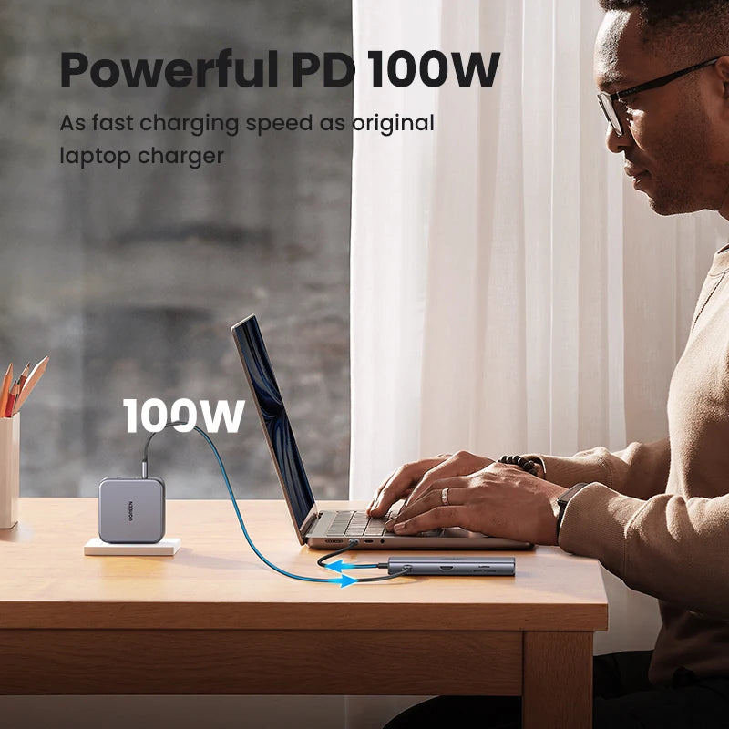 UGREEN 9-in-1 USB-C Hub – 4K@60Hz | 10Gbps | PD 100W