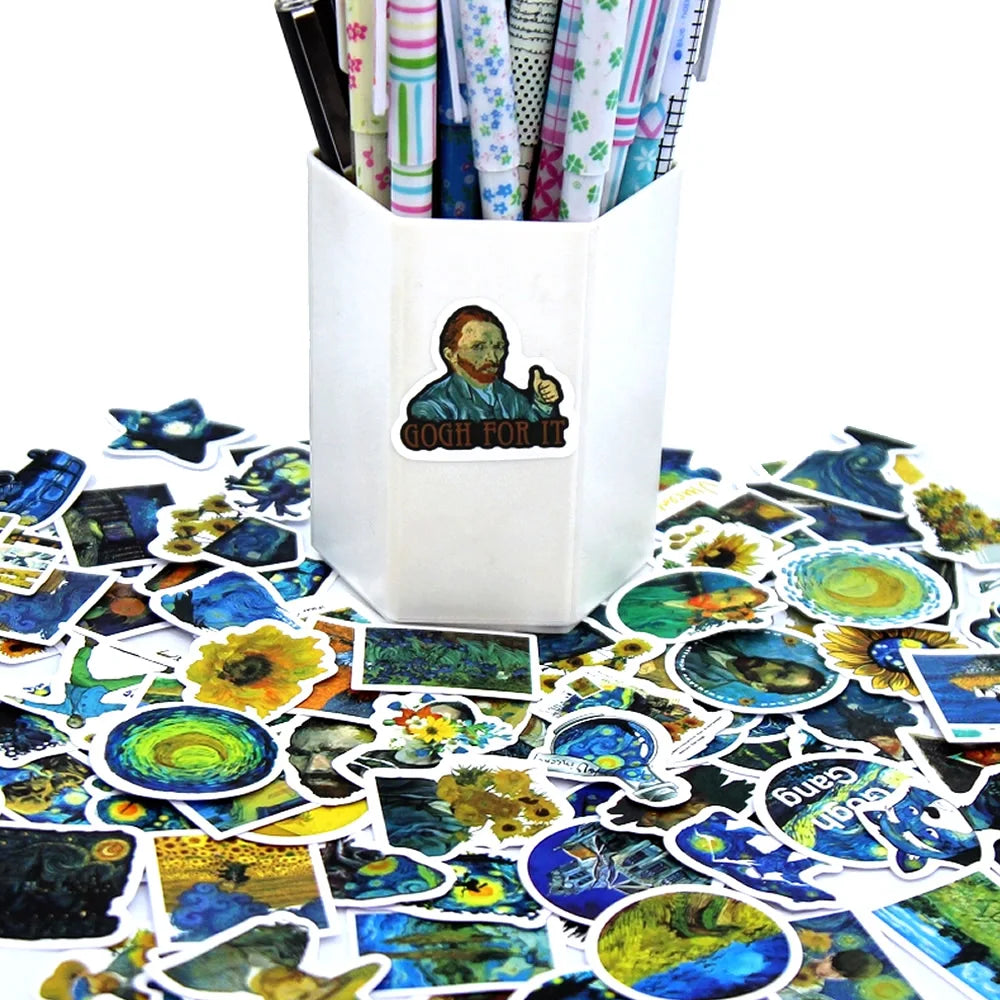 Aesthetic Van Gogh Stickers