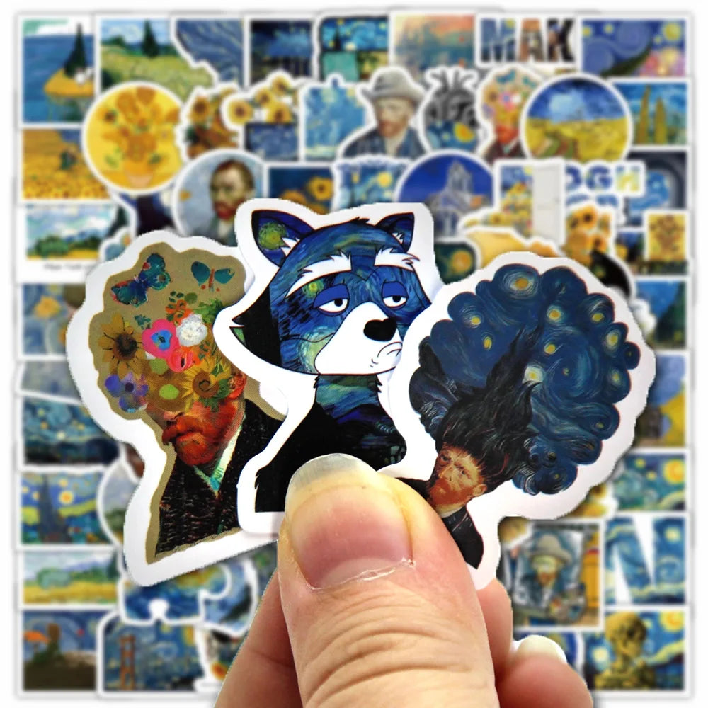 Aesthetic Van Gogh Stickers